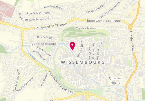 Plan de HINNEWINKEL Pauline, 4 Quai Anselmann, 67160 Wissembourg