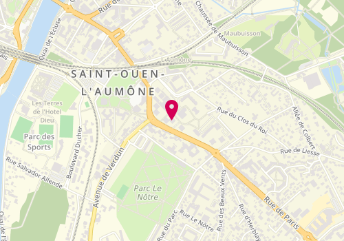 Plan de FILET Véronique, 3 Bis Avenue du General de Gaulle, 95310 Saint-Ouen-l'Aumône