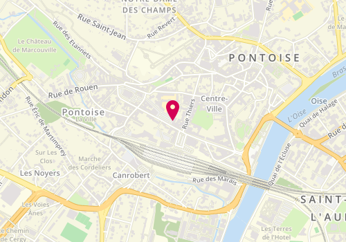 Plan de GUILLOT Pascale, 2 Bis Place du parc Aux Charettes, 95300 Pontoise