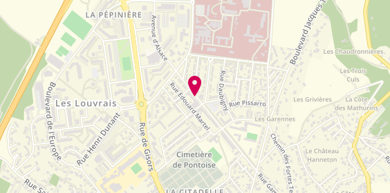 Plan de FOURNIER Christelle, 7 Rue des Cordeliers, 95300 Pontoise