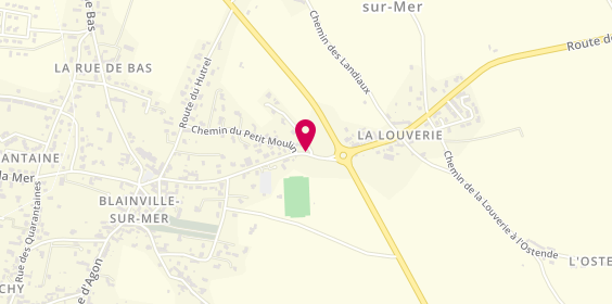 Plan de LECONTE Ludivine, 28 Route de la Louverie, 50560 Blainville-sur-Mer