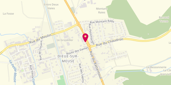 Plan de AUSSEL Nathalie, 1 Allee Georges Beaumont, 55320 Dieue-sur-Meuse