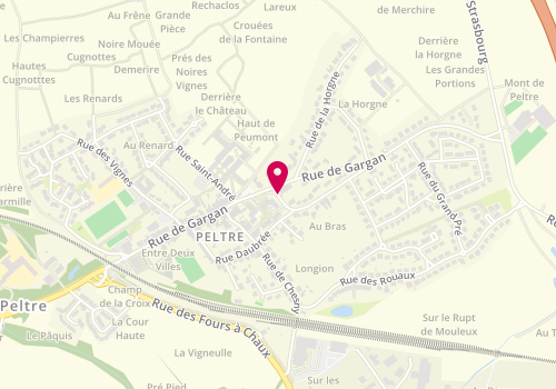 Plan de FRUSSOTTE Florent, 1 Rue du Tinseau, 57245 Peltre