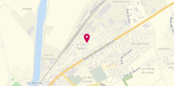 Plan de BELLEGARDE Christelle, 32 Boulevard des Varennes, 51700 Dormans