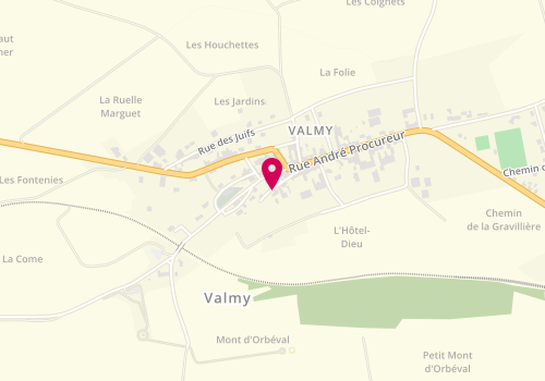 Plan de FRANCOIS-DUMANGE Hélène, 7 Rue du Moulin, 51800 Valmy