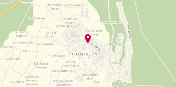 Plan de BOISSEAU Leslie, 5 Bis Rue Pasteur, 51160 Champillon