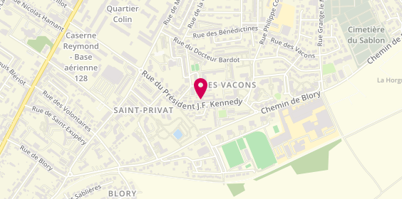Plan de BORROT Séverine, 53 Allee Kennedy, 57950 Montigny-lès-Metz