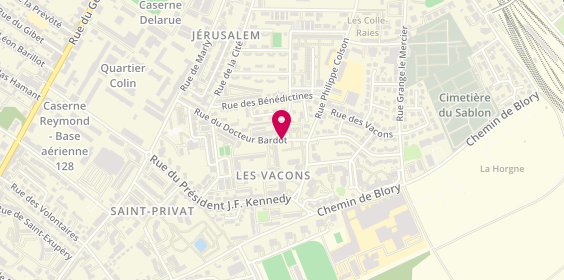 Plan de BASSETTO Laurent, 35 Rue du Docteur Bardot, 57950 Montigny-lès-Metz