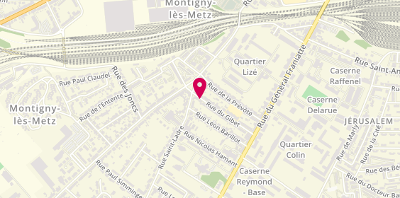 Plan de LAUSCH-LEROY Béatrice, 52 Rue du Gibet, 57950 Montigny-lès-Metz