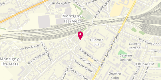 Plan de CZERWINSKI Armelle, 69 Rue Saint Ladre, 57950 Montigny-lès-Metz
