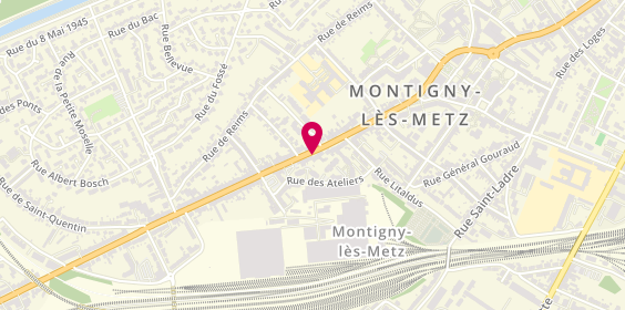 Plan de SEGONDY Maveline, 204 Rue de Pont À Mousson, 57950 Montigny-lès-Metz