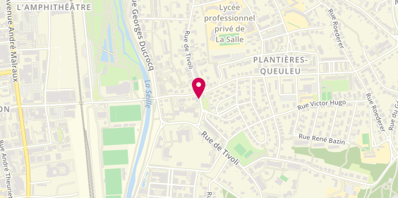 Plan de LEGROS Angélique, 68 Rue de Tivoli, 57070 Metz