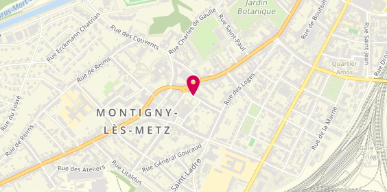 Plan de NIMESKERN Virginie, 4 Rue Saint Louis, 57950 Montigny-lès-Metz