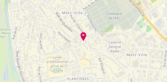 Plan de FOLNY Rémi, 117 Rue de Queuleu, 57070 Metz
