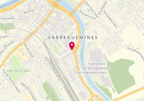 Plan de MEDERLET Marie, 24 Avenue de la Gare, 57200 Sarreguemines