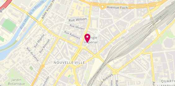 Plan de CHABREUIL Vincent, 27 Rue Pasteur, 57000 Metz