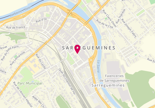 Plan de DENIS Ludivine, 20 Rue Raymond Poincare, 57200 Sarreguemines