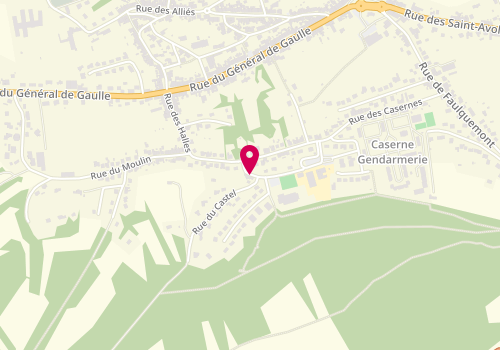 Plan de ROHE Nadine, 17 Rue des Casernes, 57740 Longeville-lès-Saint-Avold