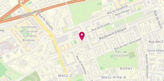 Plan de HIZEM Fethi, 9 Place du Marché Auguste Fosselle, 57070 Metz