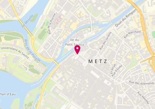 Plan de MEUDIC Myriam, 35 Place de Chambre, 57000 Metz