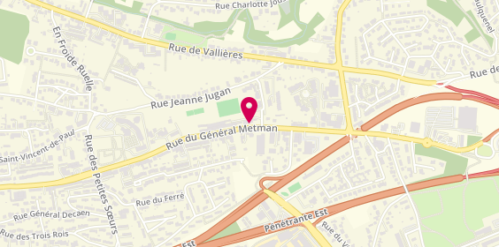 Plan de FRISCH Laurent, 20 Rue General Metman, 57070 Metz