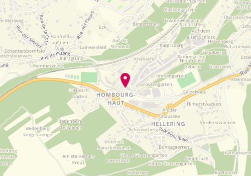 Plan de DECKER Mylène, 2 Rue de l'Eglise, 57470 Hombourg-Haut