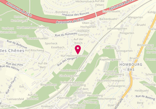 Plan de HOLLINGER Maité, 3 A Rue des Vergers, 57470 Hombourg-Haut