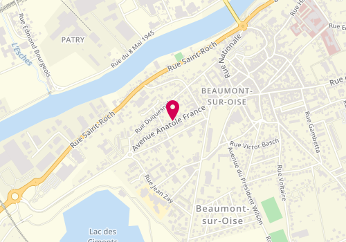 Plan de LAVOIPIERRE Ludivine, 20 Avenue Anatole France, 95260 Beaumont-sur-Oise