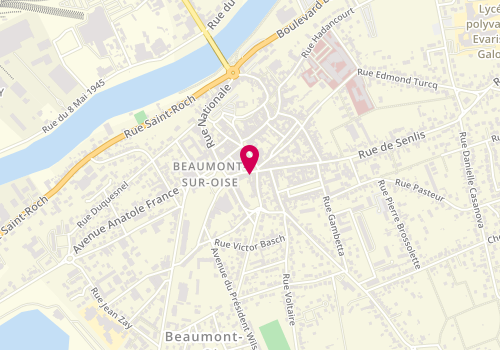 Plan de KHEZZANE Sabrina, 5 Place du Beffroi, 95260 Beaumont-sur-Oise
