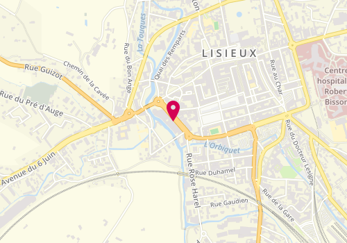 Plan de LE HENAFF Laurence, 57 Boulevard Sainte Anne, 14100 Lisieux