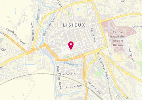 Plan de LELIEVRE Rachel, 35 Place de la République, 14100 Lisieux