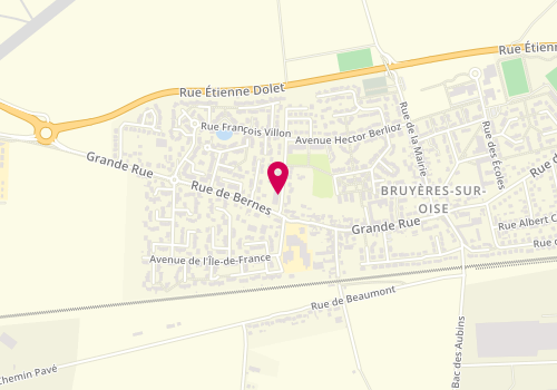 Plan de BARBIER Séverine, 1 Rue de Morangles, 95820 Bruyères-sur-Oise