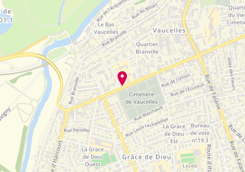 Plan de GERARD Rachel, 80 Boulevard Lyautey, 14000 Caen