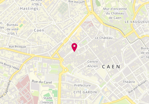 Plan de BEN Assen Amélie, 17 Place Saint Sauveur, 14000 Caen