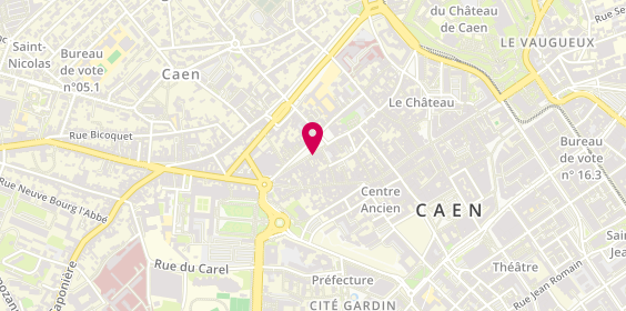 Plan de MEBARKI Aurore, 17 Place Saint Sauveur, 14000 Caen