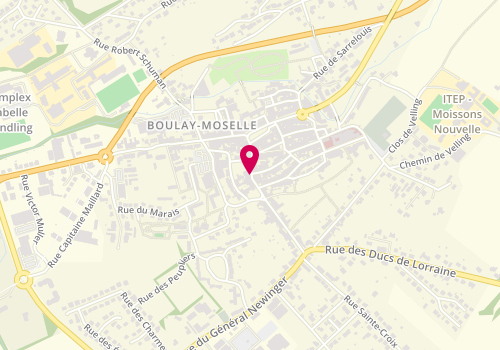 Plan de HAAS Sophie, 15 Rue de Saint Avold, 57220 Boulay-Moselle
