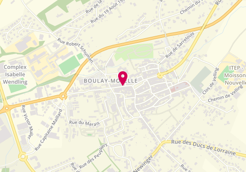 Plan de GIRAUX Josselin, 15 Rue du Maréchal Foch, 57220 Boulay-Moselle