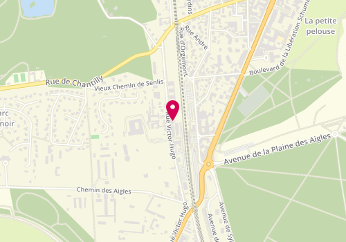 Plan de CARPENTIER Anouk, 9 Rue Victor Hugo, 60500 Chantilly