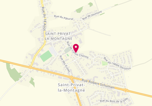 Plan de ZANELLI Julie, 2 Bis Rue du Canot Chenoy, 57855 Saint-Privat-la-Montagne