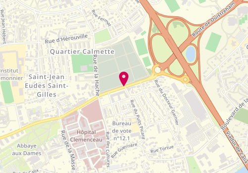 Plan de LELONG Angèle, 38 Bis Avenue Georges Clemenceau, 14000 Caen