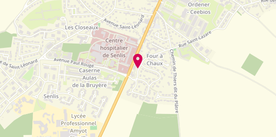 Plan de GRAVE Delphine, 3 Rue Saint Lazare, 60300 Senlis