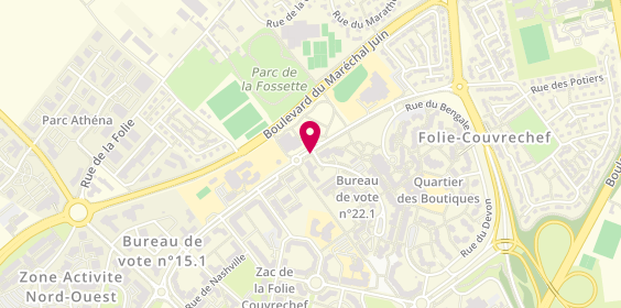 Plan de BOUFFAY Antoine, 11 Rue des Acadiens, 14000 Caen
