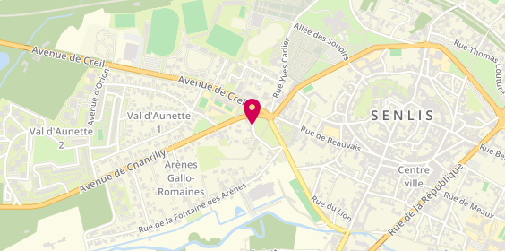 Plan de PAGOST Marie-Aude, 12 Place des Arenes, 60300 Senlis
