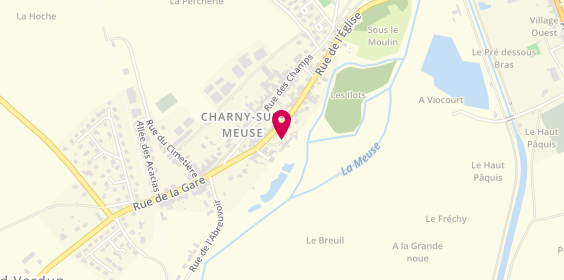 Plan de FANTIN LANHER Fanny, 4 Place de la Mairie, 55100 Charny-sur-Meuse