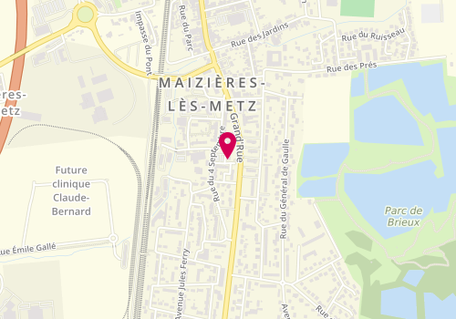 Plan de DROULLON Jérôme, 23 Place du 4 Septembre, 57280 Maizières-lès-Metz