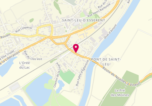 Plan de DOMINGUEZ Leslie, 11 Rue de l'Hôtel Dieu, 60340 Saint-Leu-d'Esserent