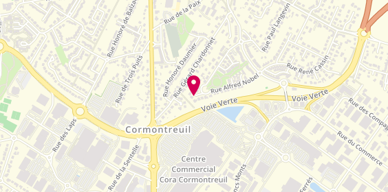 Plan de SOUFANE Assïa, 42 Rue Bernard de Jussieu, 51350 Cormontreuil