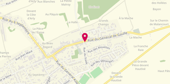 Plan de ARNOULD Charline, 39 Rue du General de Gaulle, 57860 Montois-la-Montagne