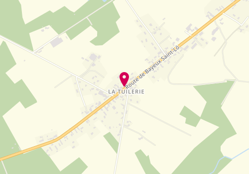 Plan de LAIR Virginie, 36 Route de Bayeux/Saint Lô, 14490 Le Tronquay