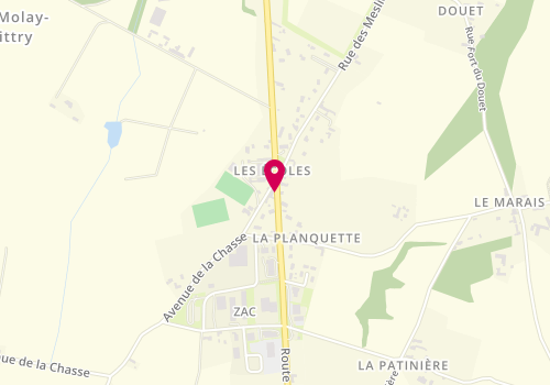 Plan de TISSOT Marie Anne, Route de Balleroy, 14330 Le Molay-Littry